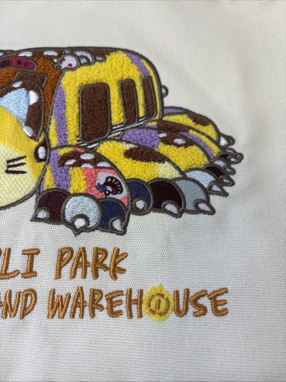 Cream Canvas Tote - Ghibli's Grand Warehouse. New. - Picture 7 of 9